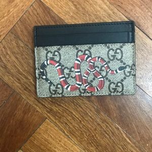 Gucci Snake Card Holder